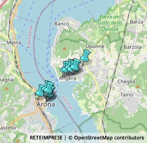 Mappa Via Bordini, 21021 Angera VA, Italia (1.26786)