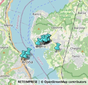 Mappa Via Bordini, 21021 Angera VA, Italia (0.95071)