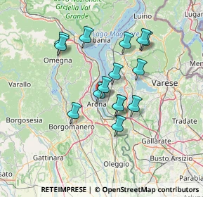 Mappa Via Bordini, 21021 Angera VA, Italia (11.578)