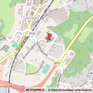 Mappa Via G.Marconi, 25, 21045 Gazzada Schianno, Varese (Lombardia)