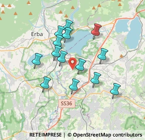 Mappa Via Per Rogeno, 23845 Costa Masnaga LC, Italia (3.07286)