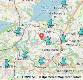 Mappa Via Per Rogeno, 23845 Costa Masnaga LC, Italia (3.02231)