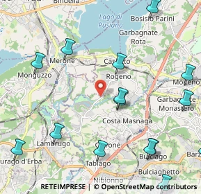 Mappa Via Per Rogeno, 23845 Costa Masnaga LC, Italia (2.778)