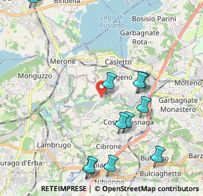 Mappa Via Per Rogeno, 23845 Costa Masnaga LC, Italia (2.4275)