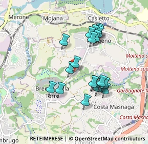 Mappa Via Per Rogeno, 23845 Costa Masnaga LC, Italia (0.7895)