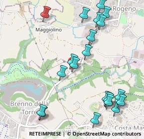 Mappa Via Per Rogeno, 23845 Costa Masnaga LC, Italia (0.60455)