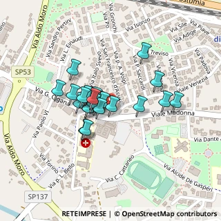 Mappa Viale Madonna, 31045 Motta di Livenza TV, Italia (0.14444)