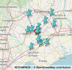 Mappa Via P. L. Bello, 31045 Motta di Livenza TV, Italia (9.58692)