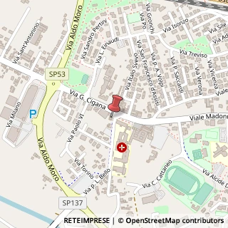 Mappa Via P. L. Bello, 8, 31045 Motta di Livenza, Treviso (Veneto)