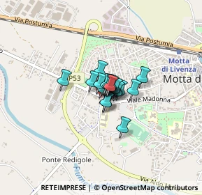 Mappa Via P. L. Bello, 31045 Motta di Livenza TV, Italia (0.12308)