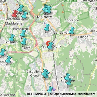 Mappa Via Sciesa, 21040 Vedano Olona VA, Italia (3.0105)