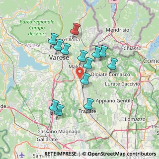 Mappa Via Sciesa, 21040 Vedano Olona VA, Italia (6.34538)