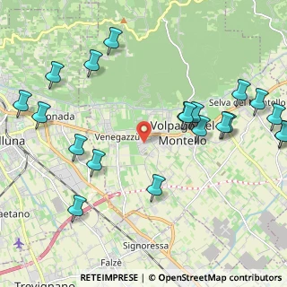 Mappa Via Sile, 31040 Montebelluna TV, Italia (2.6415)
