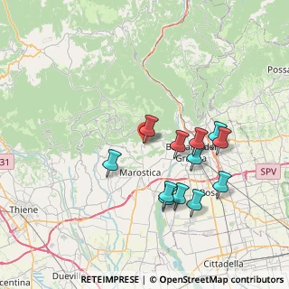 Mappa Via Marchetti, 36063 Marostica VI, Italia (7.11417)