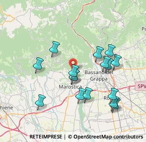 Mappa Via Marchetti, 36063 Marostica VI, Italia (7.2175)
