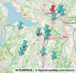 Mappa Via Monti, 21022 Azzate VA, Italia (4.08867)