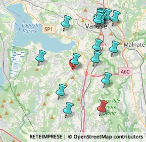 Mappa Via Monti, 21022 Azzate VA, Italia (4.41611)