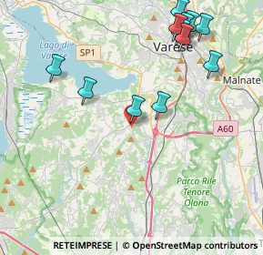 Mappa Via Monti, 21022 Azzate VA, Italia (4.6775)