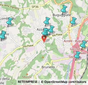 Mappa Via Monti, 21022 Azzate VA, Italia (1.19455)