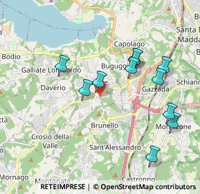 Mappa Via Monti, 21022 Azzate VA, Italia (1.90364)