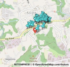 Mappa Via Monti, 21022 Azzate VA, Italia (0.317)