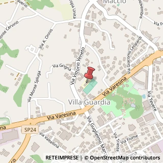 Mappa Via Vittorio Veneto, 4, 22079 Villa Guardia, Como (Lombardia)