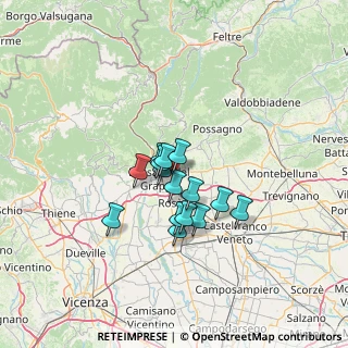 Mappa Via Salvo d'Acquisto, 36060 Romano D'ezzelino VI, Italia (9.03267)