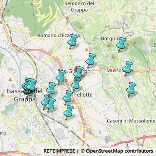 Mappa Salvo d'Acquisto, 36060 Romano D'ezzelino VI, Italia (2.238)