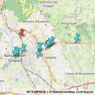 Mappa Via Salvo d'Acquisto, 36060 Romano D'ezzelino VI, Italia (1.77818)
