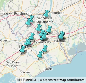 Mappa Via Camucina, 30026 Portogruaro VE, Italia (10.3405)