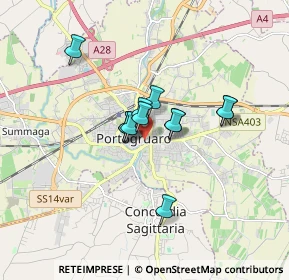 Mappa Via Camucina, 30026 Portogruaro VE, Italia (1.125)