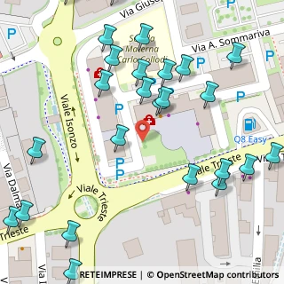 Mappa Piazza Filippo Tommaso Marinetti, 30026 Portogruaro VE, Italia (0.08923)