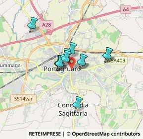 Mappa Via A. Sommariva, 30026 Portogruaro VE, Italia (1.14833)