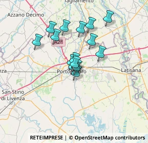 Mappa Via A. Sommariva, 30026 Portogruaro VE, Italia (5.12133)