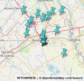 Mappa Via A. Sommariva, 30026 Portogruaro VE, Italia (5.89588)
