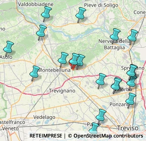 Mappa Via Cal Trevigiana, 31050 Volpago del Montello TV, Italia (10.095)