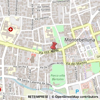 Mappa Via XXX Aprile, 47, 31044 Montebelluna, Treviso (Veneto)