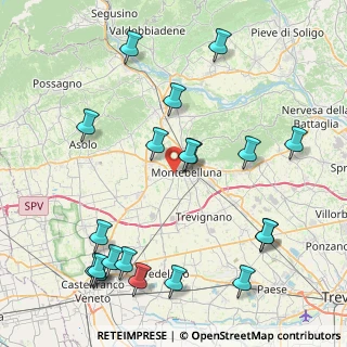Mappa Via Monte Santo, 31044 Montebelluna TV, Italia (10.015)
