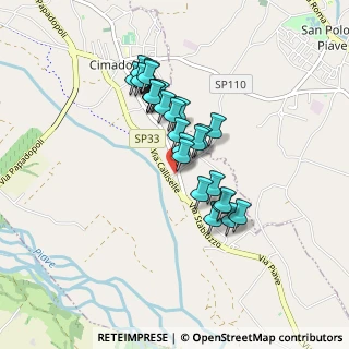 Mappa Via Stabiuzzo, 31010 Cimadolmo TV, Italia (0.73929)