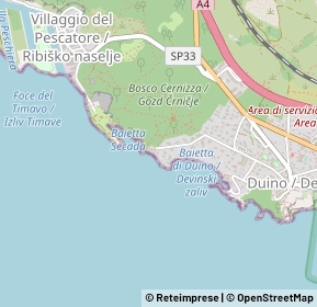 Mappa Via duino, 34011 Duino Aurisina TS, Italia (0.55909)
