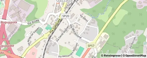 Mappa Gazzada Schianno