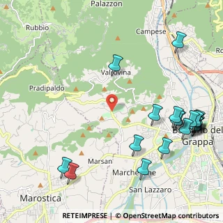 Mappa Via Alessandro Milesi, 36061 Bassano del Grappa VI, Italia (2.8125)