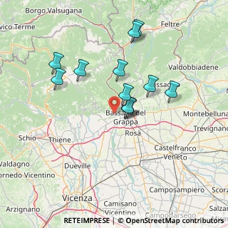 Mappa Via Alessandro Milesi, 36061 Bassano del Grappa VI, Italia (12.53583)
