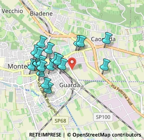 Mappa Via Gazie, 31044 Montebelluna TV, Italia (0.823)