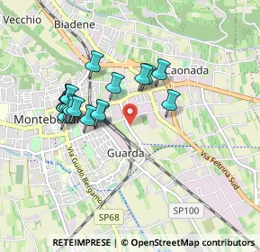 Mappa Via Gazie, 31044 Montebelluna TV, Italia (0.808)