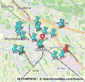 Mappa Via Gazie, 31044 Montebelluna TV, Italia (0.8735)