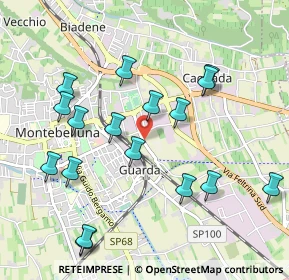 Mappa Via Gazie, 31044 Montebelluna TV, Italia (1.04765)