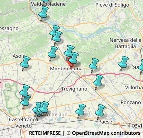 Mappa Via Gazie, 31044 Montebelluna TV, Italia (9.806)