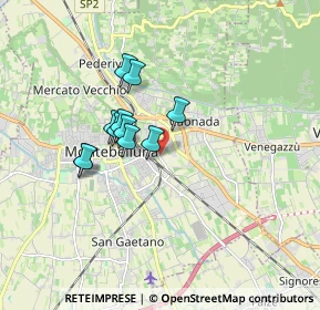 Mappa Via Gazie, 31044 Montebelluna TV, Italia (1.27273)