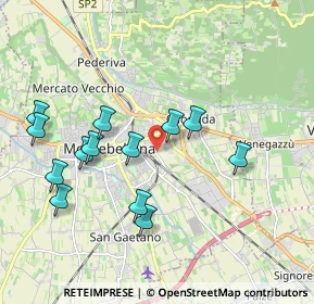 Mappa Via Gazie, 31044 Montebelluna TV, Italia (1.92769)